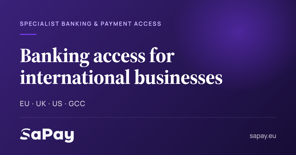 Banking Access for International Businesses | SaPay